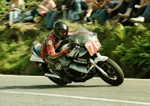 Images Dated 1st August 2019: Ian Lougher (Suzuki) 1984 Production TT