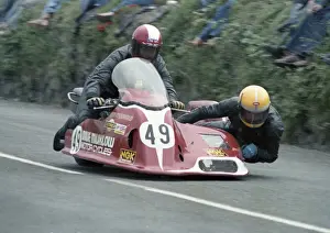 Ian McDonald & Andre Witherington (Kawasaki) 1978 Sidecar TT