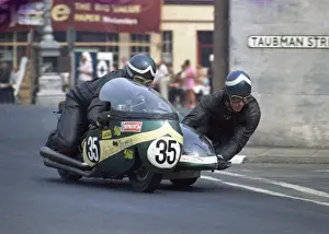 Ian McDonald & Andre Witherington (Triumph) 1970 500 Sidecar TT