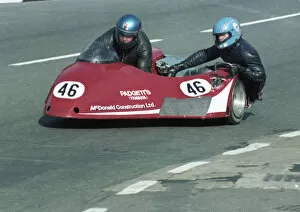 Images Dated 19th August 2020: Ian McDonald & Anthony Kemp (Yamaha) 1981 Sidecar TT