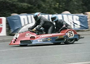 Images Dated 18th September 2020: Ian McDonald & Anthony Kemp (Yamaha) 1979 Sidecar TT