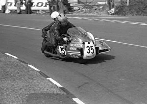 Ian McDonald & H Sanderson (Kawasaki) 1977 Sidecar TT