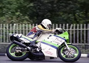 Images Dated 11th January 2018: Ian Morris (Kawasaki) 1990 Supersport 400 TT