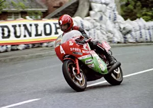 Images Dated 22nd August 2019: Ian Richards (Ducati) 1981 Formula One TT