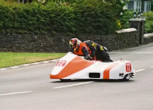 Images Dated 8th August 2018: Ian Salter & Deborah Salter (Kawasaki) 2004 Sidecar TT