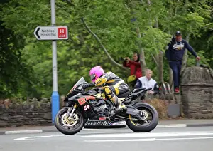 2019 Superbike Tt Prints: Irish Davy Morgan (BMW) at Quarter Bridge 2019 Superbike TT