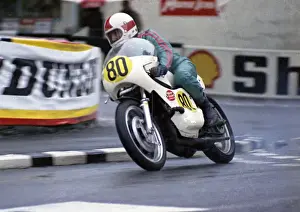 Ivan Hodgkinson (Granby Suzuki) 1972 Senior TT practice