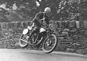 J H Crasher White (Norton) 1934 Senior Manx Grand Prix