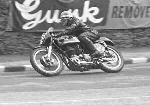 Images Dated 14th July 2022: J L Ginger Payne (Matchless) 1960 Senior Manx Grand Prix