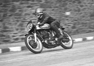 J L Ginger Payne (Norton) 1958 Junior Newcomers Manx Grand Prix