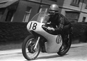 Images Dated 18th October 2018: Jack Ahearn (AJS) 1958 Junior TT