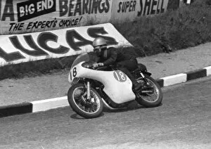 Images Dated 18th October 2018: Jack Ahearn (AJS) 1958 Junior TT
