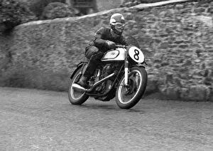 Images Dated 2nd June 2020: Jack Ahearn (Norton) 1954 Senior TT
