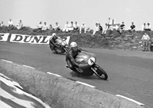 Images Dated 17th October 2021: Jack Ahearn (Norton) and Joe Dunphy (Norton) 1965 Senior TT