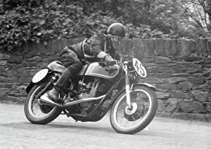 Images Dated 27th September 2020: Jack Bailey (AJS) 1955 Junior TT