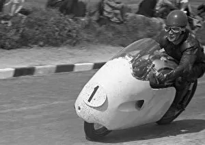 Images Dated 30th September 2020: Jack Brett (Norton) 1957 Senior TT