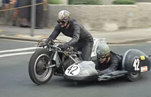 Images Dated 2nd October 2021: Jack Forrest & Ian Forrest (BSA) 1970 500 Sidecar TT