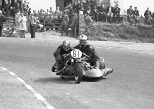Images Dated 3rd August 2016: Jack Forrest & J H Graham (BSA) 1967 Sidecar TT