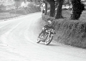 Norton Prints: Jack Hedley (Norton) 1954 Clubman TT Ginger Hll