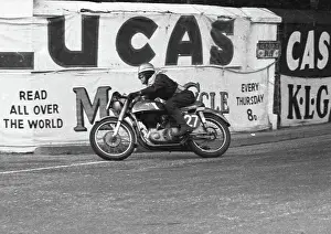 Jack Hedley (Norton) 1955 Clubman TT Parkfield Corner