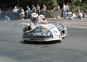 Images Dated 7th October 2020: Jack Muldoon & Billy Costello (Yamaha) 1985 Sidecar TT
