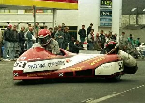 Images Dated 7th February 2018: Jack Muldoon & William Costello (Yamaha) 1988 Sidecar TT