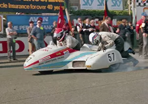 Images Dated 16th January 2020: Jack Muldoon & William Costello (Yamaha) 1987 Sidecar TT