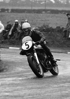 Images Dated 2nd January 2019: Jack Simpson (Norton) 1961 Junior Manx Grand Prix