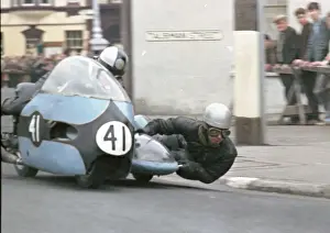 Jack Steer & M J Skevington (Norton) 1966 Sidecar TT