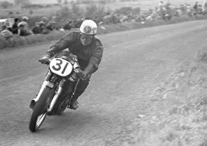 Images Dated 20th December 2021: Jack Wood (Norton) 1957 Senior Ulster Grand Prix