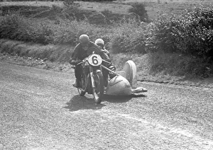 Jacques Drion & Inge Stolle Laforge (Norton) 1953 Sidecar Ulster Grand Prix