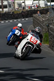 Paul Coward Collection: James Coward (Suzuki) and Paul Coward (NRE Weslake) 2010 Pre TT Classic