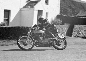 Images Dated 26th September 2021: James Crossley (Vincent) 1951 Senior Manx Grand Prix