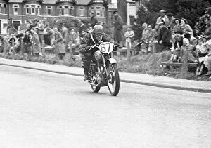 Images Dated 23rd October 2021: James Davie (BSA) 1950 Junior Clubman TT