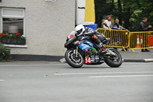 Images Dated 28th August 2018: James Field (Kawasaki) 2018 Newcomers Manx Grand Prix