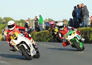2015 Southern 100 Prints: James Hinchliffe (Kawasaki) and Tommaso Totti (Kawasaki) 2015 Southern 100