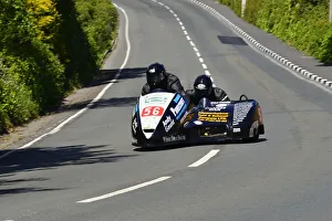Images Dated 31st October 2020: James Noble & Shaun Chandler (MR Equipe Suzuki) 2015 Sidecar TT