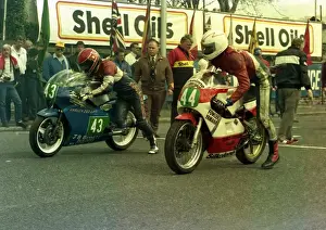 James Rea (EMC) and Andrew Graves (Yamaha) 1986 Junior TT
