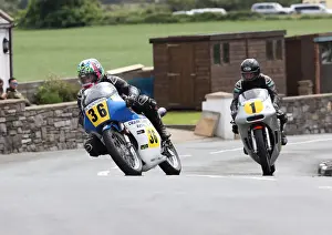 Jamie Coward (Craven Norton) and Alan Oversby (Ireland Honda) 2022 Pre TT Classic