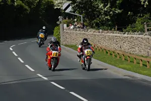 Jamie Coward (Honda, 18), Steve Ferguson (Drixton Honda) 2010 pre Classic TT
