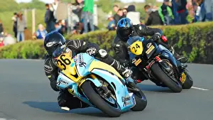 Jamie Coward (Honda) and Billy Redmayne (Honda) 2015 Southern 100