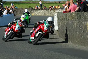 Jamie Hamilton (Kawasaki) and James Cowton (Kawasaki) 2013 Post TT