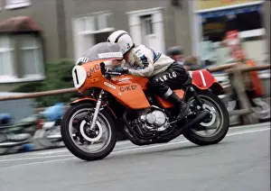 Jamie Watt Prints: Jamie Watt (Laverda) 1980 Newcomers Manx Grand Prix