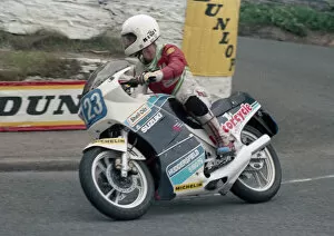 Images Dated 4th May 2020: Jamie Whitham (Suzuki) 1986 Production D TT