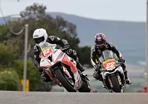 Paul Jordan Prints: Jamie Williams (BMW) and Paul Jordan (Yamaha) 2022 Southern 100