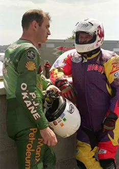 Images Dated 13th November 2018: Jason Griffiths & Nigel Davies 1999 Senior TT