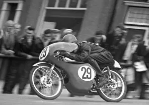 Images Dated 9th August 2020: Jasper Smith (Honda) 1964 50cc TT