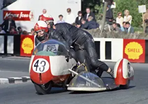 Jean Claude Castella & Albert Castella (BMW) 1968 500 Sidecar TT