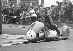 Jean Claude Castella & Albert Castella (BMW) 1971 500 Sidecar TT