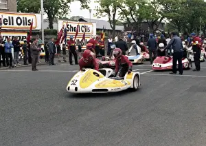 Jed Tennant & Maria Clarke (Suzuki) 1985 Sidecar TT